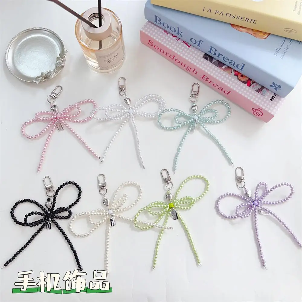 Аксессуары шнурок аксессуары милые цепи ручной работы лук бусины кулон для Apple SAMSUM VIVO OPPO HUAWEI