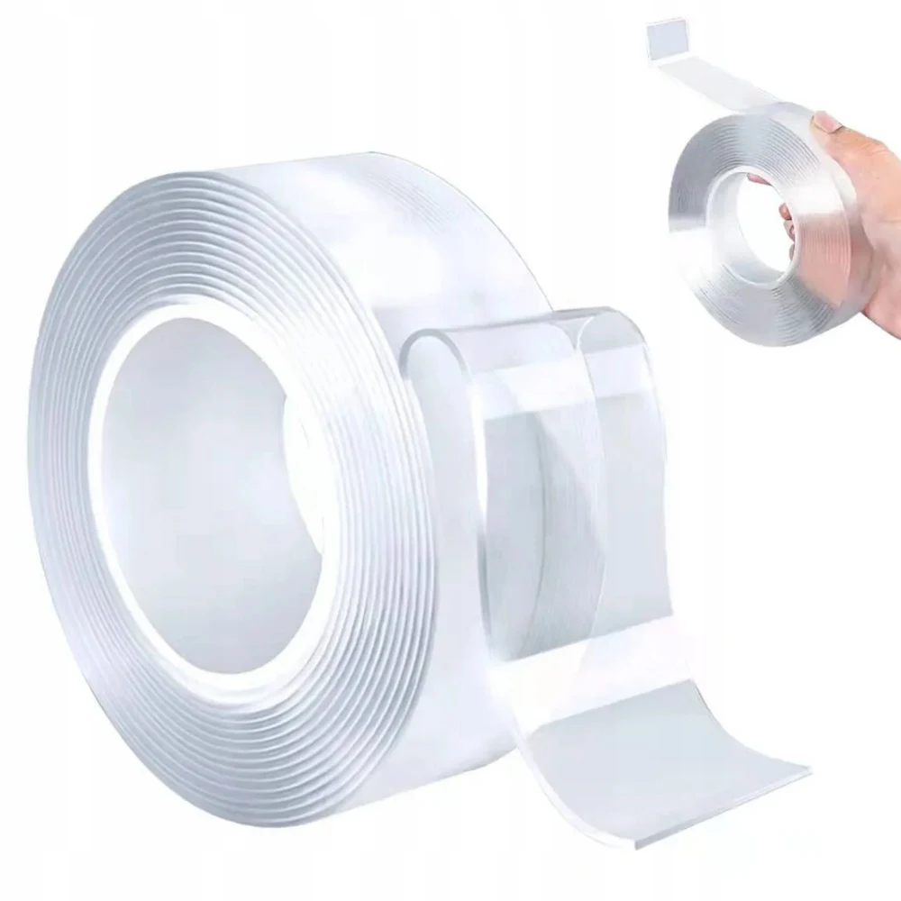 NANO'S STRONG TAPE BILE-fuerte uso múltiple, incoloro, impermeable, 5M