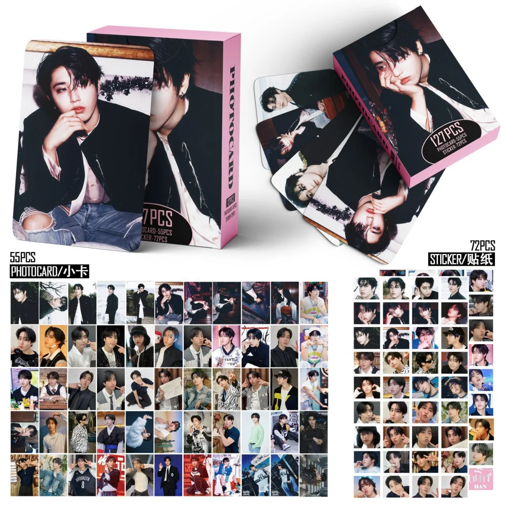 2026 nouveau kpop 127PCSStrayKids DO IT star Han Ji Sung album SK petite carte autocollant photo carte postale LOMO carte cadeau de vacances