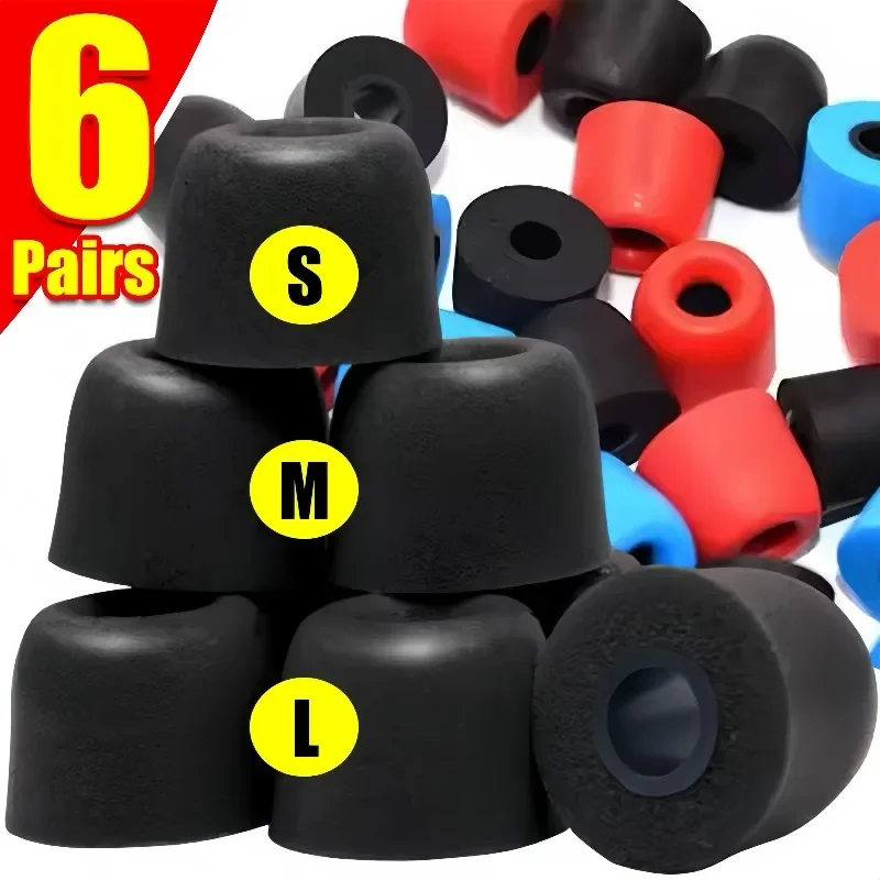 Embouts d'écouteurs en mousse à mémoire de forme pour écouteurs intra-auriculaires de 4,5 mm, réduction du bruit, embouts confortables, accessoires de remplacement pour écouteurs