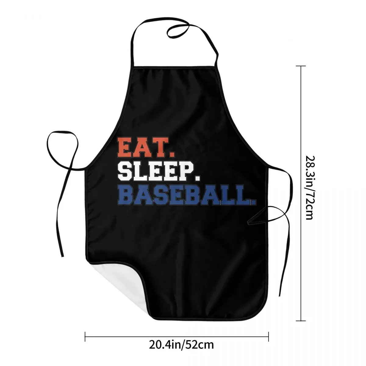 Eat Sleep Baseball (5) Apron Chef Cooking Baking Tablier Waterproof Bib Kitchen Cleaning Pinafore for Women Men Painting