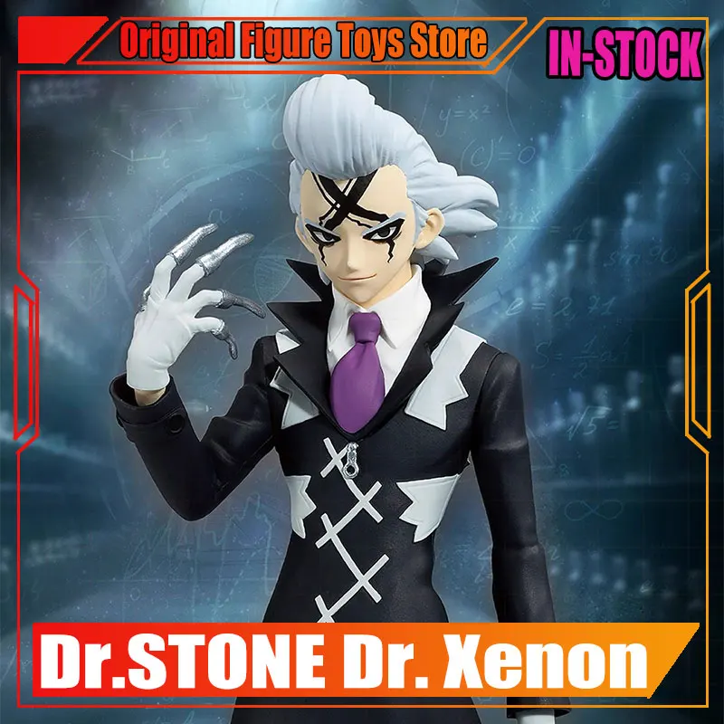 

In Stock Officially Dr.Stone Anime Figure Xenon Action Figurine NASA Scientists Xenon Model Collect Xenon Statue Kids Gift Toys