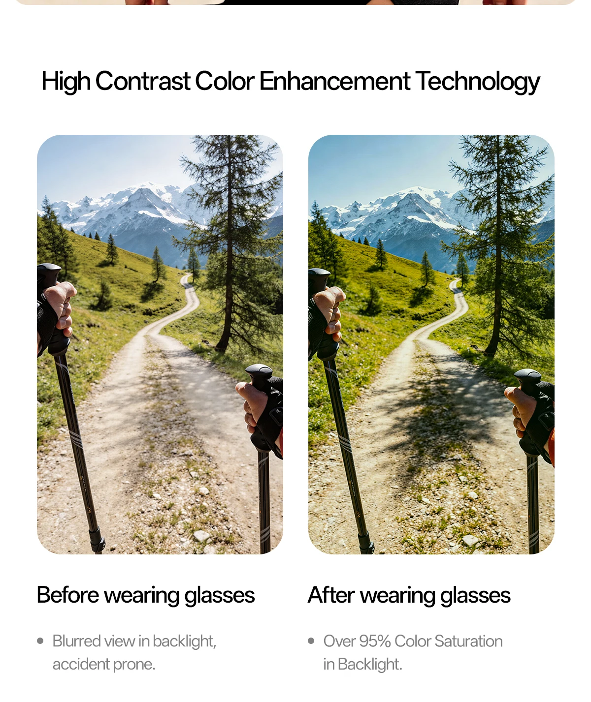 SCVCN Modische Sonnenbrille für Herren, Fahrradbrille, UV400, Damen-Fahrbrille, MTB, Fahrrad, Sportbrille, Laufsonnenbrille, Damen – Detail 9