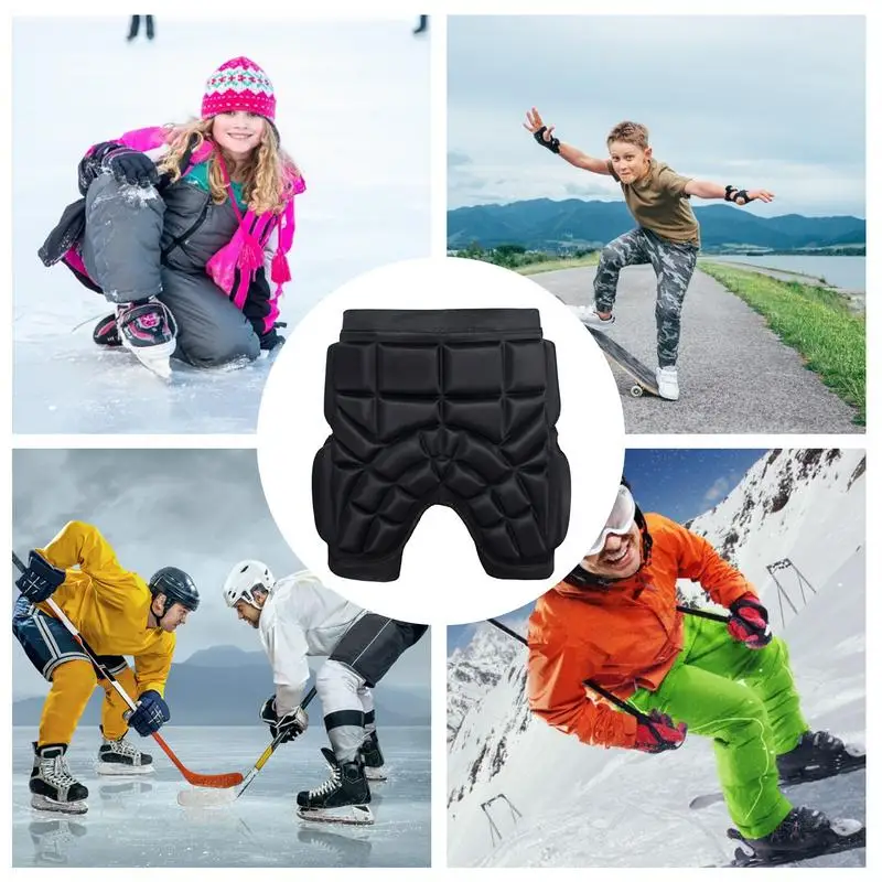 3D Padded Protection Hip Pad Kids Adult Skates Butt Protector Sheild Shorts Lightweight Breathable Skiing Snowboarding Skating