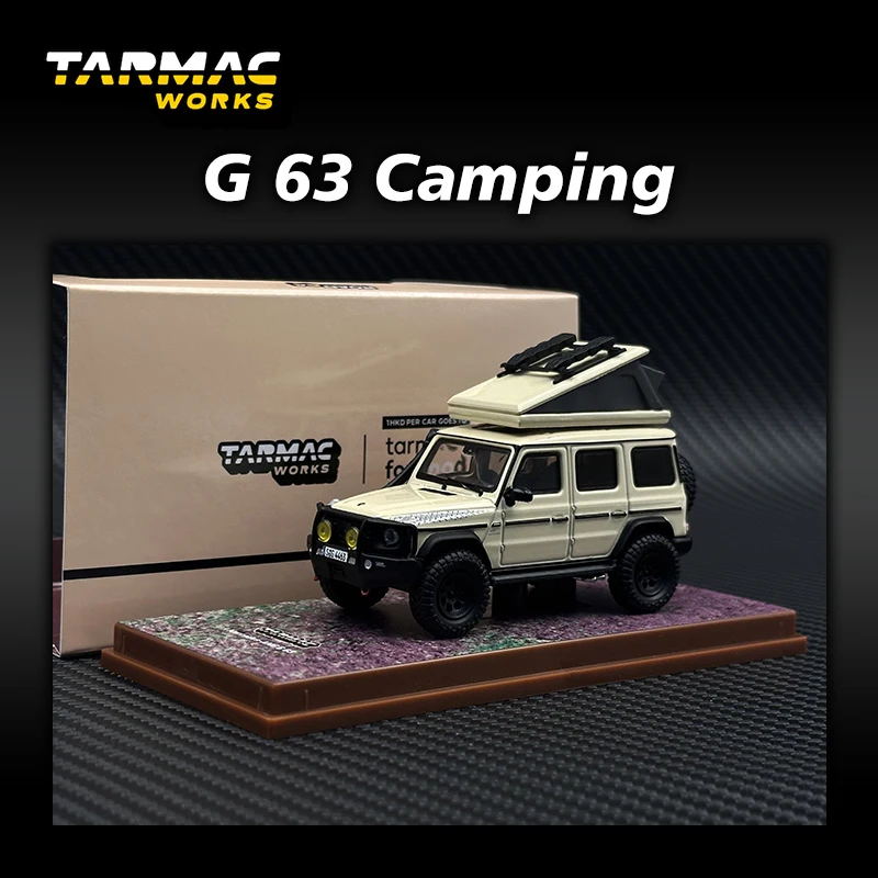 TW w magazynie 1:64 G63 Camping odlewany model samochodu kolekcja miniaturowa zabawka Tarmac Works