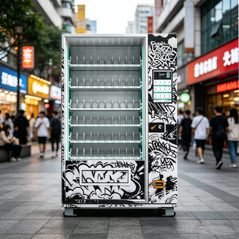 24 Hour Snack and Soda Vending Machine Refrigerated 2-25°C 275kg 21.5