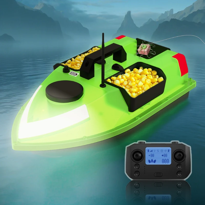 Intelligent remote control nesting boat 500 meters GPS automatic return 99 fixed point fishing bait hook