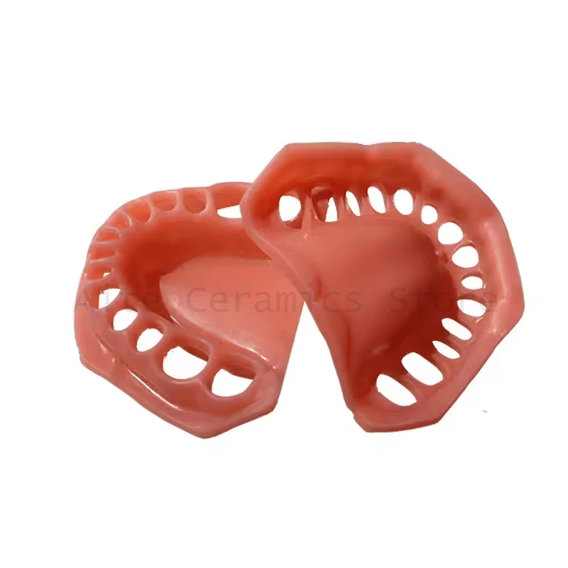 28 Teeth Soft Silicone Gingiva Dental Training Gum Silicone Teeth Dental Model Replacement Simulation Gingiva for Students