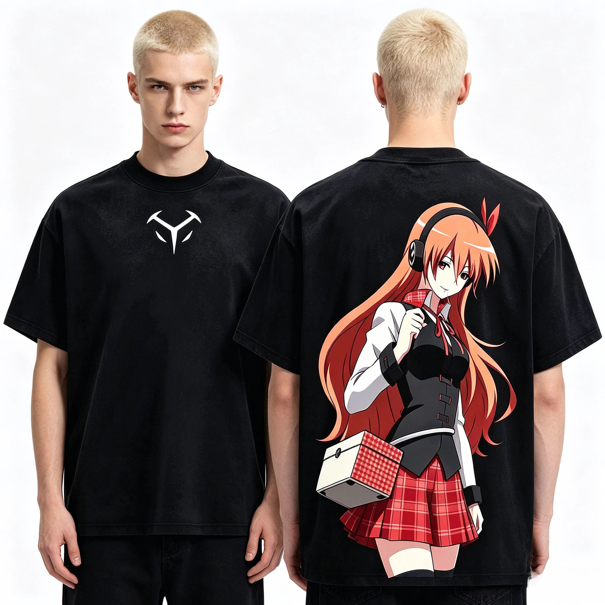 2026 Hot Sale Anime Akame ga Kill Chelsea Cosplay Graphic T‑Shirt Y2K Men Women Oversized T-shirts Harajuku Gothic Punk T Shirt