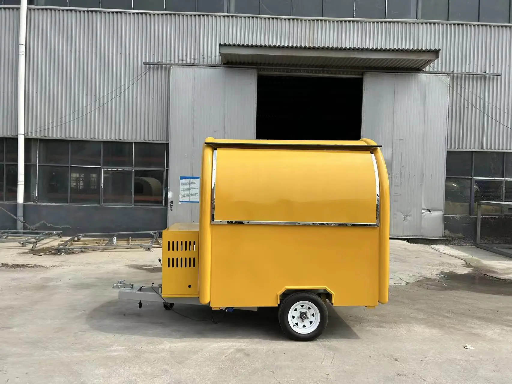 

7.5 ft Korea Bbq Trailer Mobile Kitchen Van Food Cart Mini Trucks for Food Sale Outdoor Horse Trailer