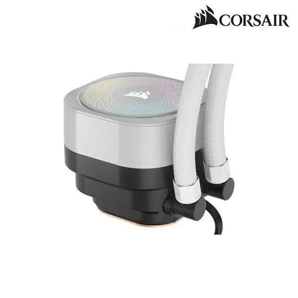 Corsair Nautilus 240 Rs Argb (أبيض) (منتج كومسفيل الأصلي) مبرد وحدة المعالجة المركزية ومروحة تبريد المياه A/S ضمان 5 سنوات
