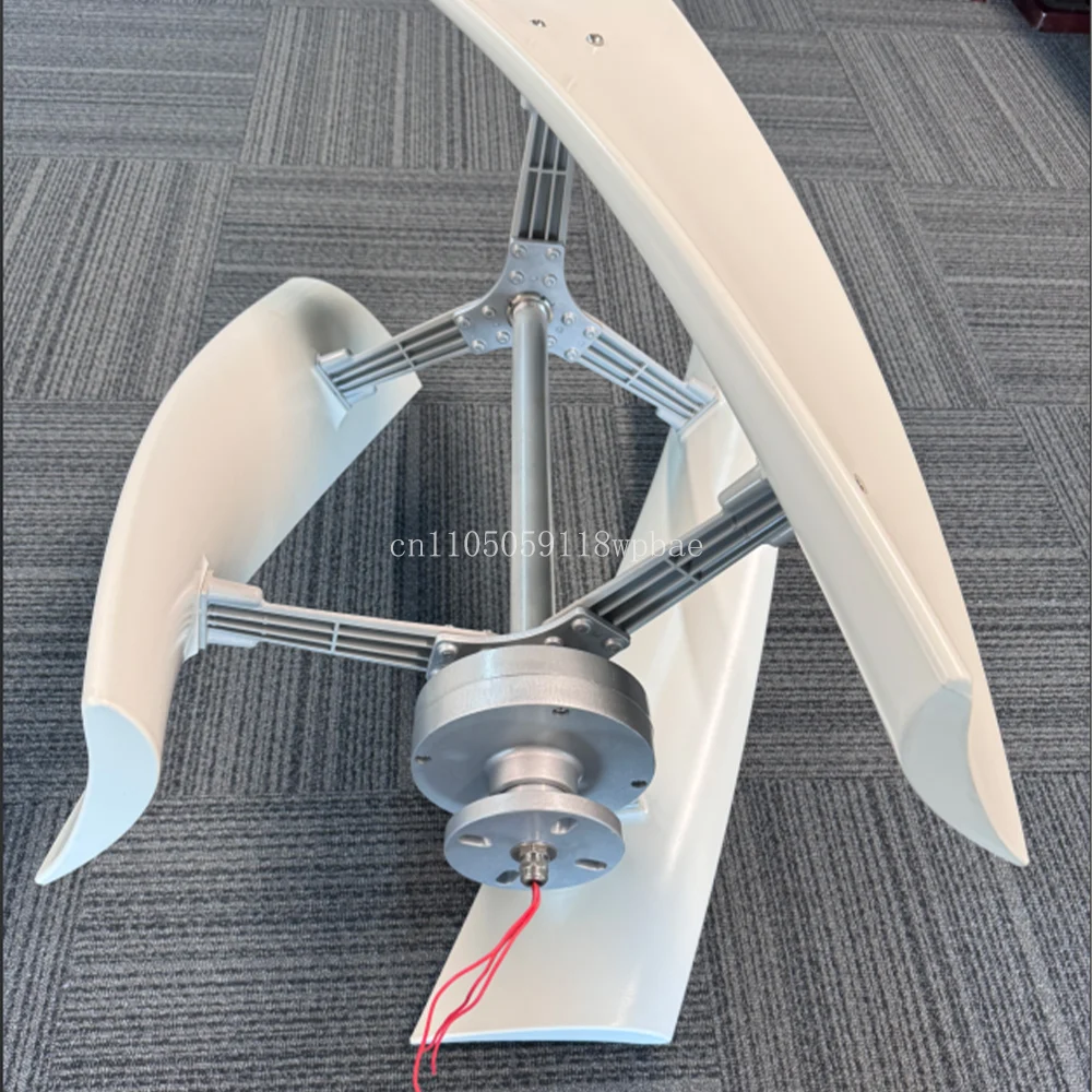 توربينات الرياح ذات المحور العمودي 10KW 48V 24V 220V مولد الرياح VAWT المنزل طاحونة هوائية صغيرة طاقة مجانية مع وحدة تحكم شحن هجينة