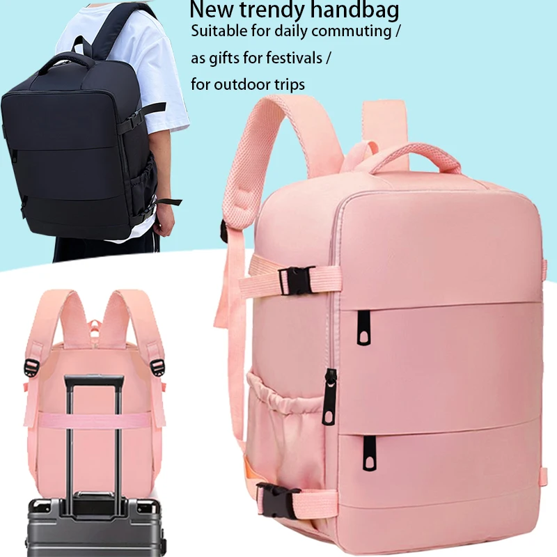 Sleek Multi-Color Multi-Pocket Backpack Adjustable-Strap Lightweight for Daily Commute Outdoor Casual Stylish Bag
