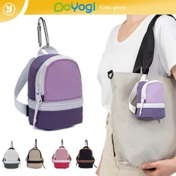 DOYOGI Mini Zero portafoglio chiave auricolare zaino da alpinismo creativo cerniera portamonete donna portafoglio decorazione borsa portaoggetti carina