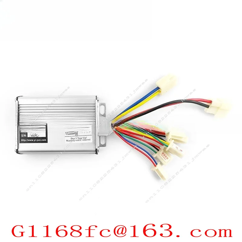 36V 1000W Electric Scooter with Brush Controller 48V Control Device for Chain Transmission Electric Bicycle, Parts
