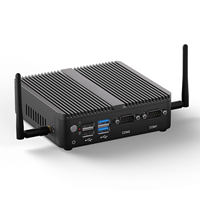 HYSTOU Low Power Mini Computer Hot-selling Intel N100 IOT Windows 10 2*LAN HD VGA HTPC Industrial Fanless Mini PC