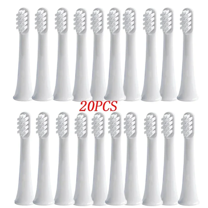 20PCS Replacement ToothBrush Heads for Xiaomi Mijia T100 Electric Toothbrush Waterproof Cleaning Whitening Healthy Brush Heads
