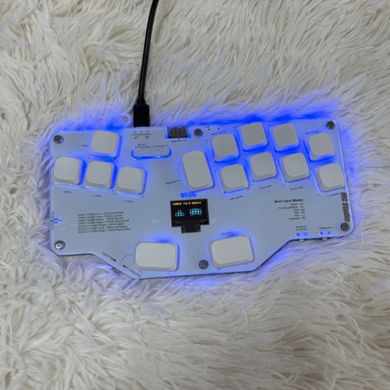One‑Handed Wired Low Profile Gaming Keypad Custom Hot Swap RGB Left‑Handed Game Mechanical Keyboard Kailh Ergonomics Controller