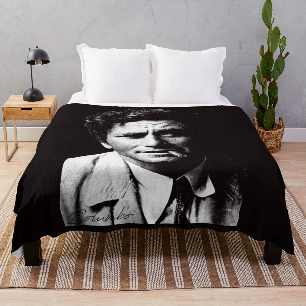 

Columbo Portrait Throw Blanket