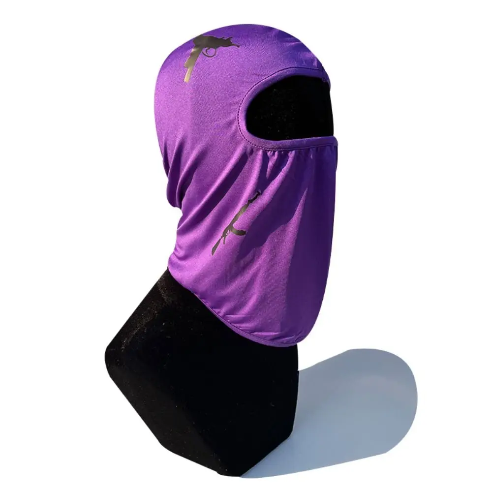 Full Face Cap Ice Silk Sunscreen Face Cover Anti-UV Quick Dry Cycling Balaclava Dustproof Unisex Bicycle Head Cap Fishing