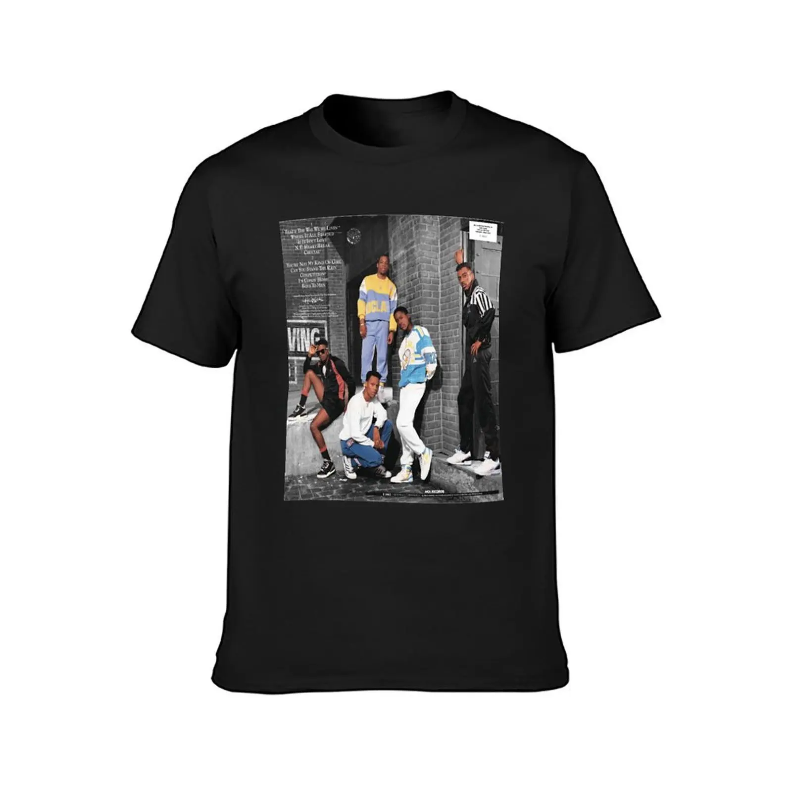 New Edition - Heartbreak (back cover) T-Shirt tees oversizeds Men's clothing