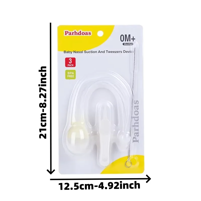 Ensemble de pincettes d'aspirateur Nasal d'aspiration de bouche de bébé, ensemble de produits de soins de congestion nasale Anti-reflux