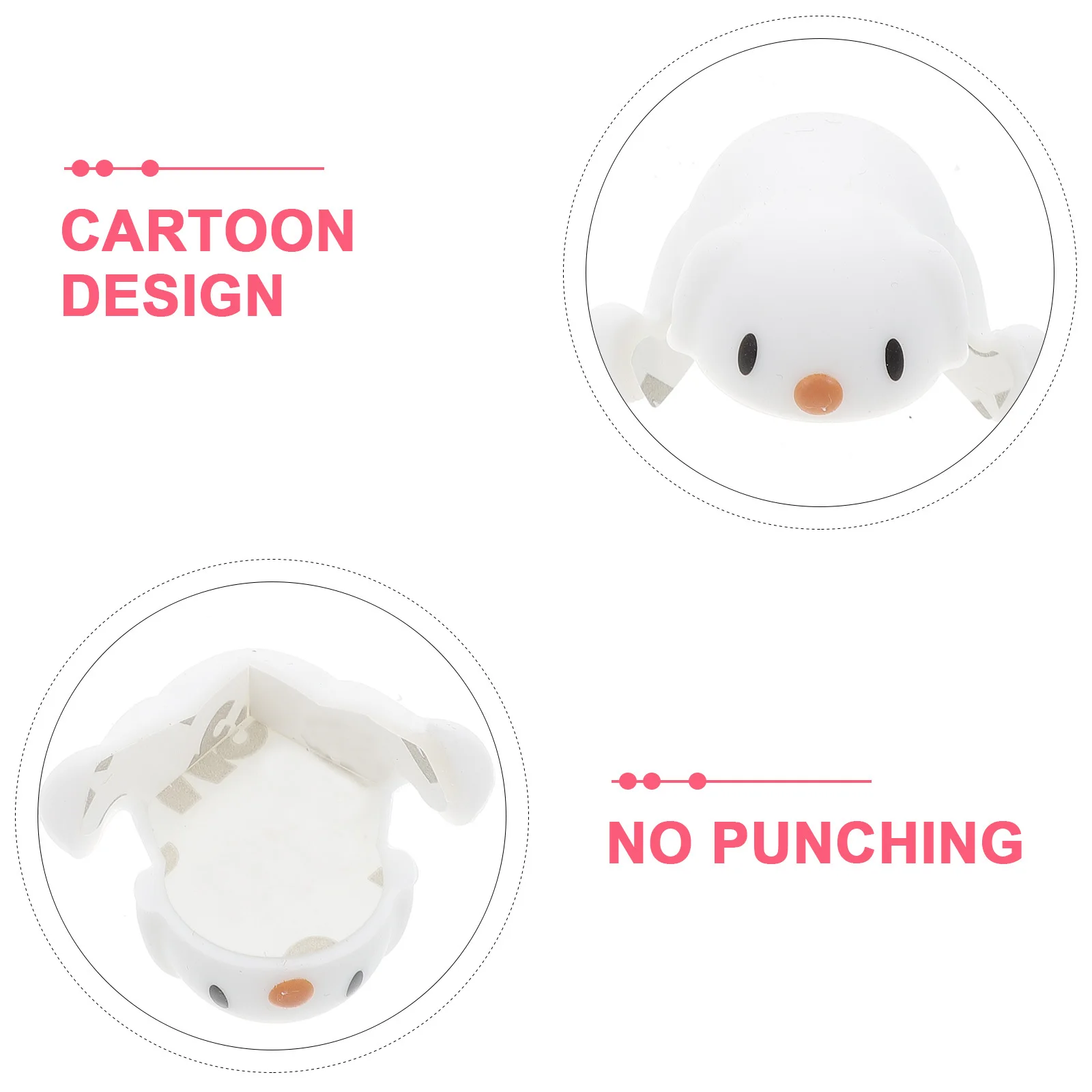 4 قطعة حشوات للزوايا الواقية للأطفال تصميم كلب كرتوني مصد أمان للطاولة غطاء حماية للأثاث #4