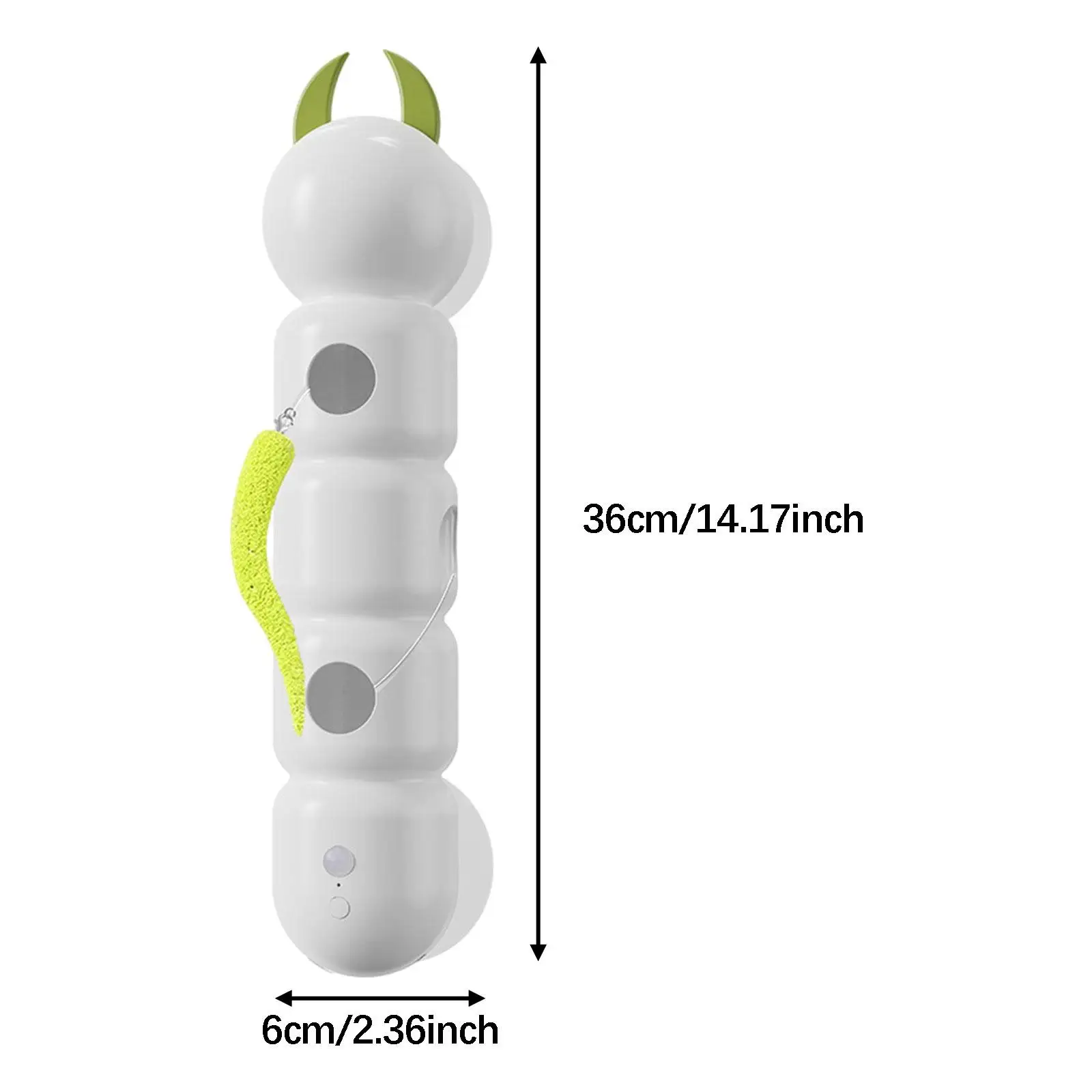 Plagen Kat Speelgoed Grappig 600mAh Oplaadbare Handen Spel Automatisch Bewegende Worm Intelligente Metgezel Wand voor Kleine Middelgrote Katten