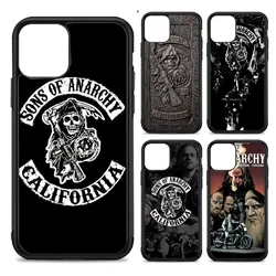Sons Of Anarchy TV Phone Case Silicone PC+TPU For For IPhone 11 12 13 14 15 16 Plus Pro Max Cover