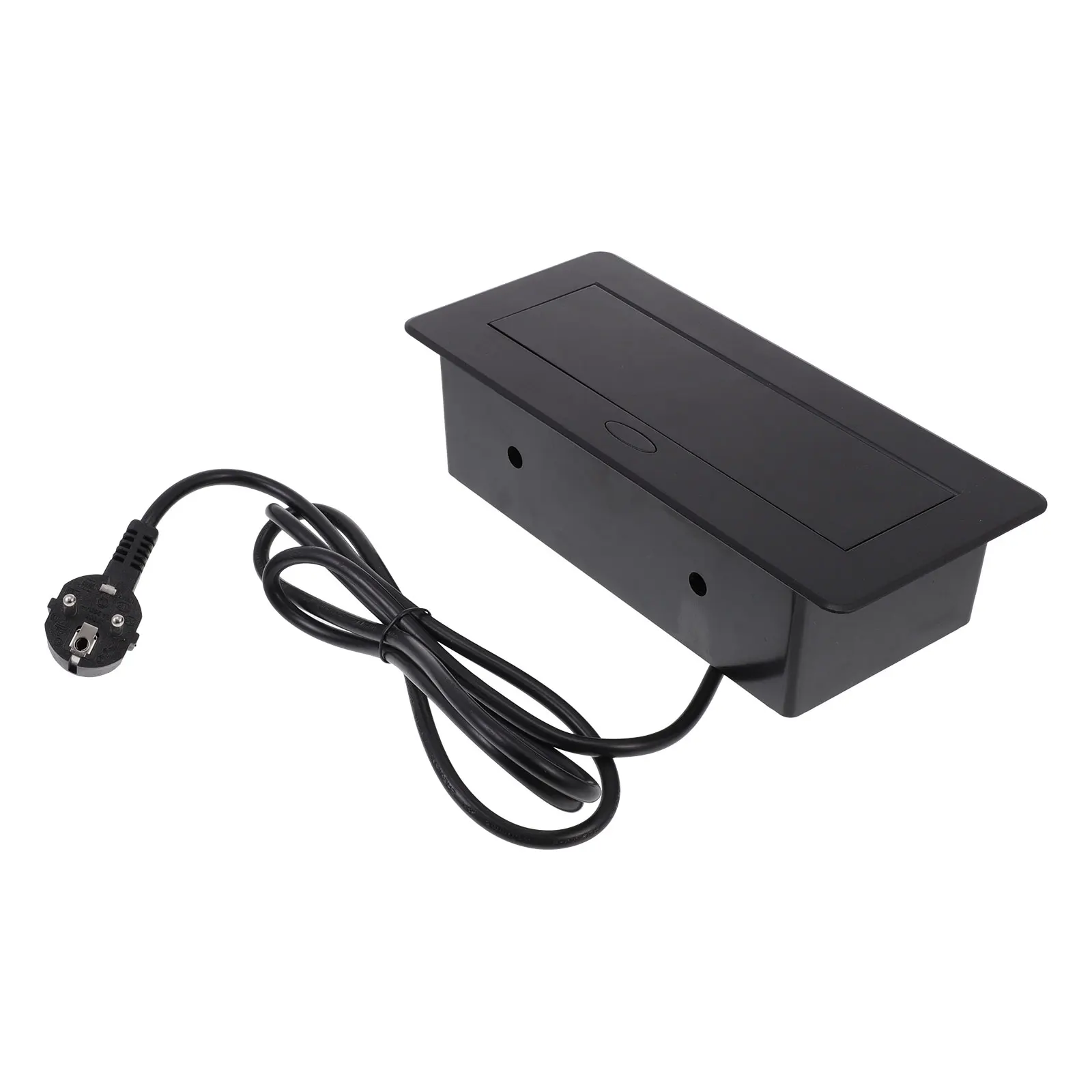 1Pcs Desktop Socket Efficient Zinc Alloy Charging Socket Durable Safe Power Outlet Multi-Purpose for Smartphone Tablet