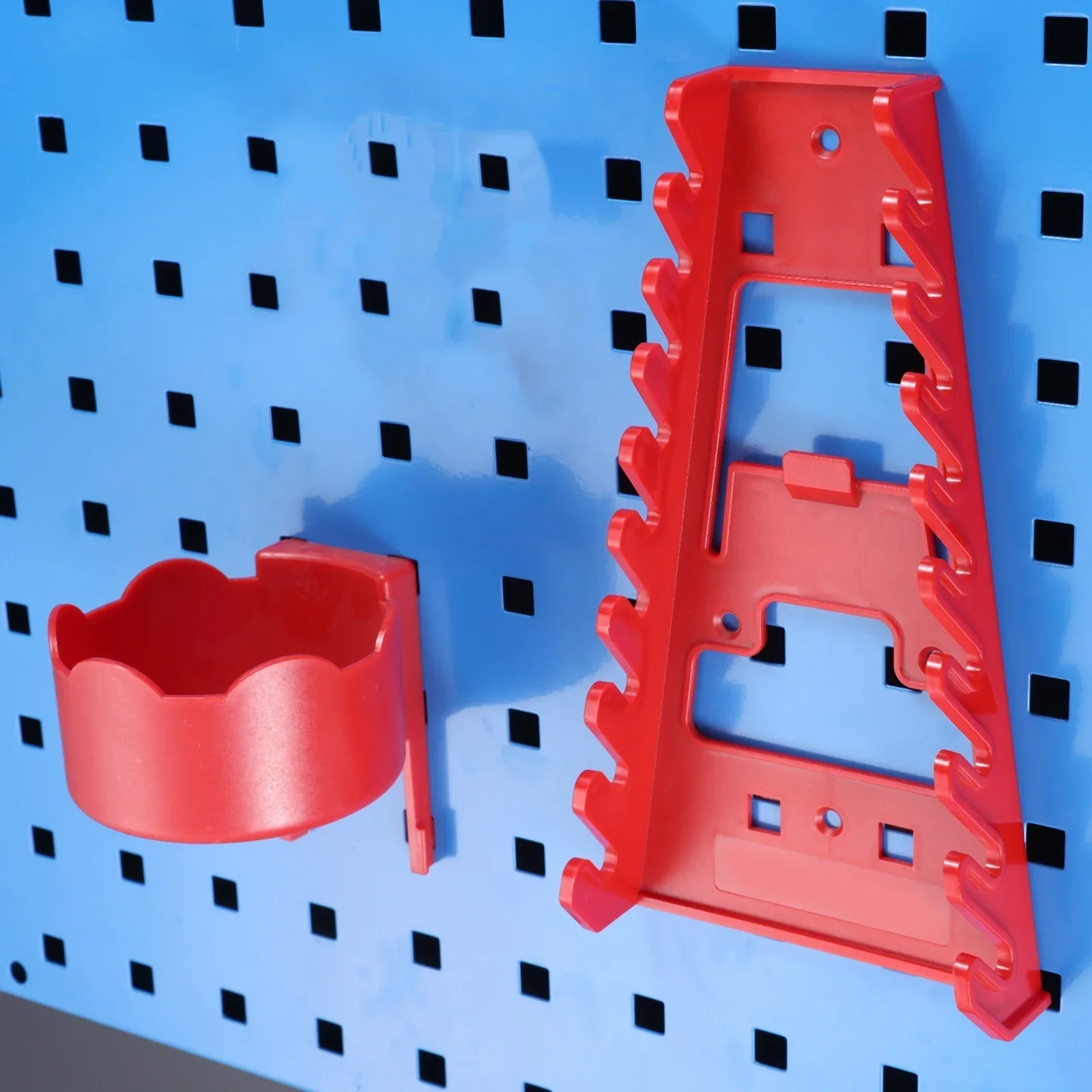 1pc Pegboard Hooks Hole Plate Garage Workshop Storage Display Hanging Tool Wall Mount Home Shelving Accessories ABS