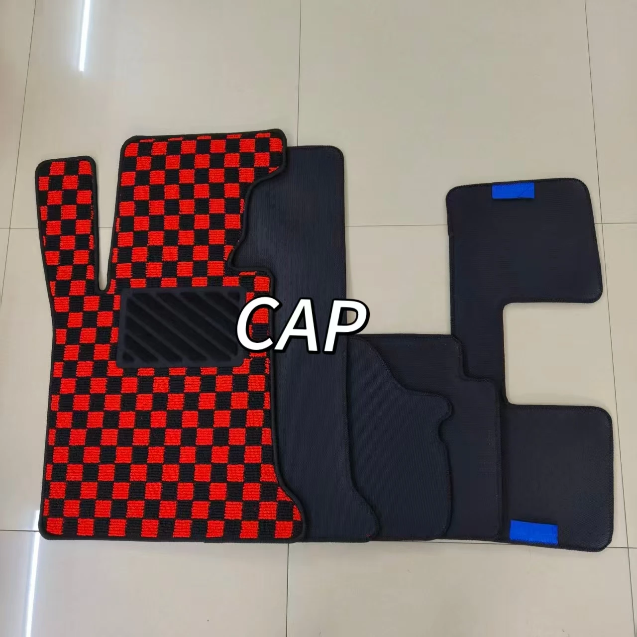 Custom Car Floor Mats for BMW F22 2014-2019 LHD Split Type Luxury Pressed Velvet All-Weather Protection Tailored Fit