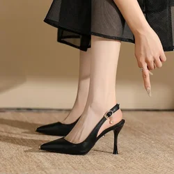 Size 30-44 2024 Summer New Arrival High Heel Shoes Plus Size Point Toe Comfortable Women's Shoes