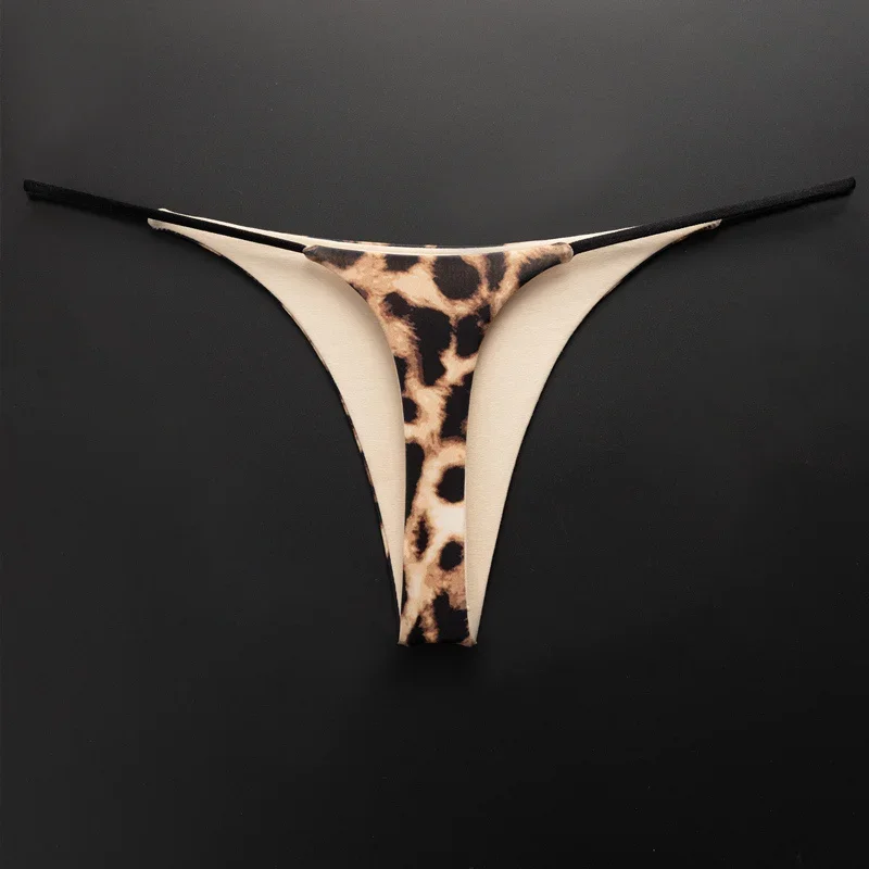 S-XXL Women Plus Size Thong Sexy Seamless Panties Camo/Zebra/Leopard Panty Underpants Ladies Printed G-String