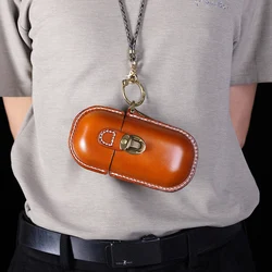 Vintage Sun Glasses Box with Hook Leather Eyewear Accessories Protect Case Portable Storage Glasses Holder Eye Glass Organizer