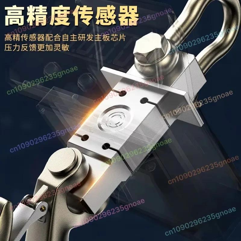Digital Crane 5T Wireless Remote Control Portable Hanging Scale Industrial Weighing Aluminum Shell LCD Display