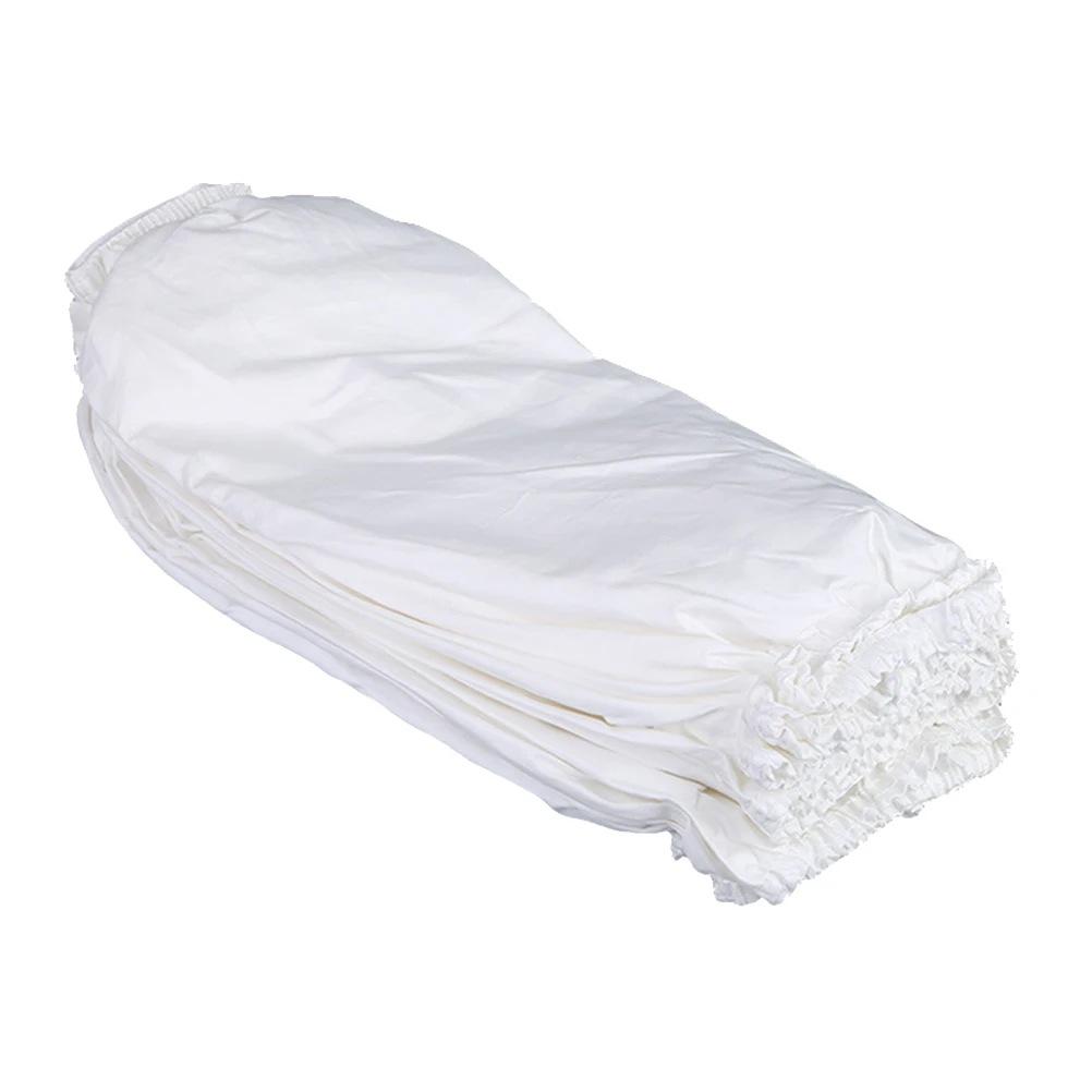 

5pcs Reusable Waterproof Oilproof Pu Oversleeve Arm Sleeves For Adults Long Breathable Elastic Cover Factory Hairdressing