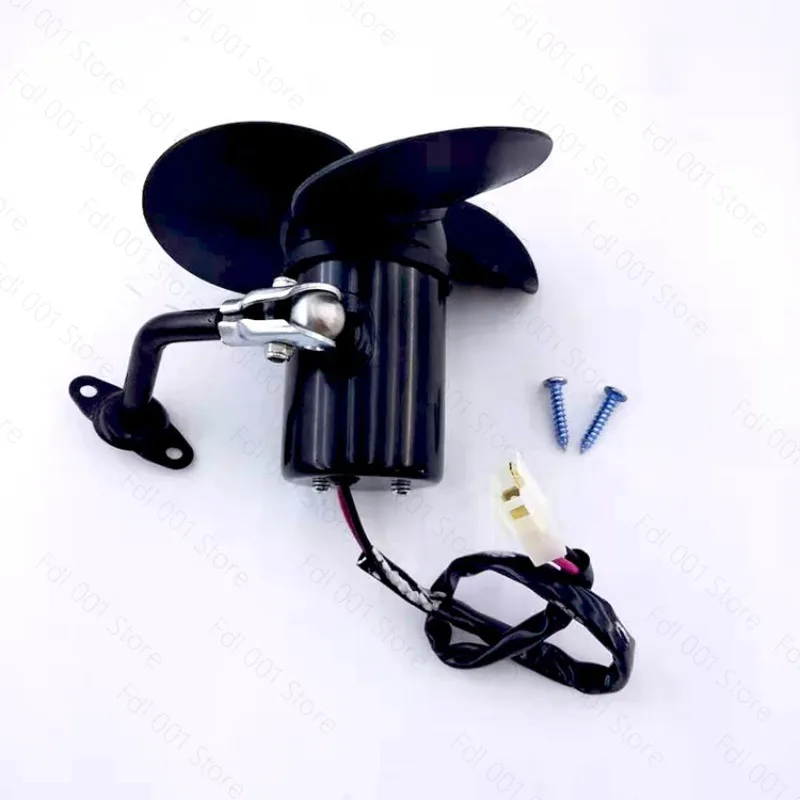 5 Inch Silicone Driver Cooling Fan 12V 24V for Truck Bus Car Vehicle view 4