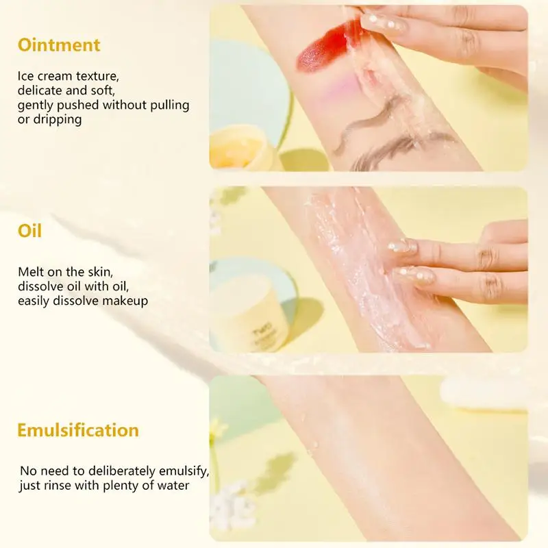 TWG Avocado Makeup Remover Cream For Women's Gentle Cleaning Eye And Lip Makeup Remover Oil Nourishing And Unloading In One