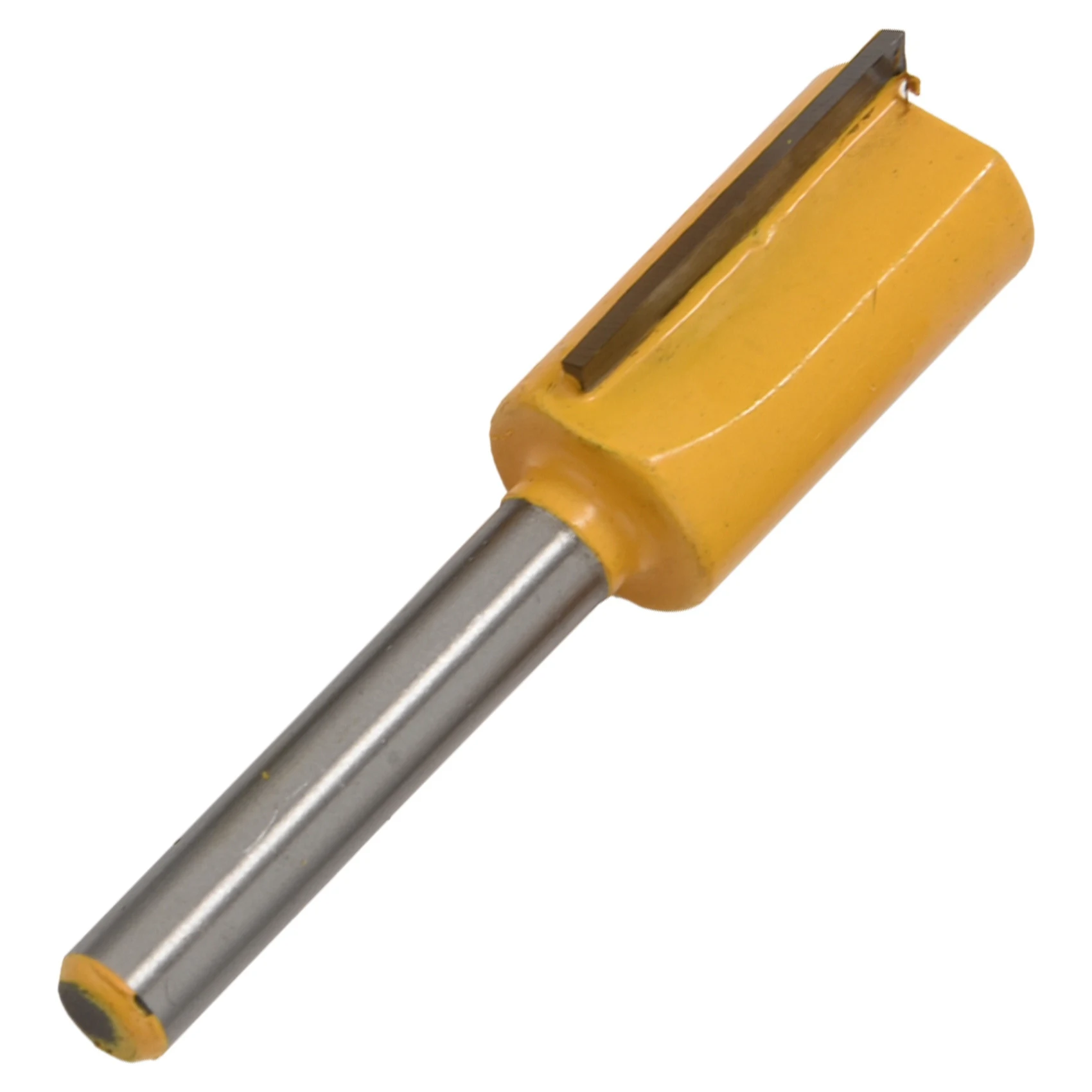 ชุดดอกเราเตอร์ตรง A77I จำนวน 10 ชิ้น ขนาด 1/4 นิ้ว, 3/8 นิ้ว, 1/2 นิ้ว, 5/8 นิ้ว, 3/4 นิ้ว, ก้านดอก 1/4 นิ้ว (สีเหลือง)