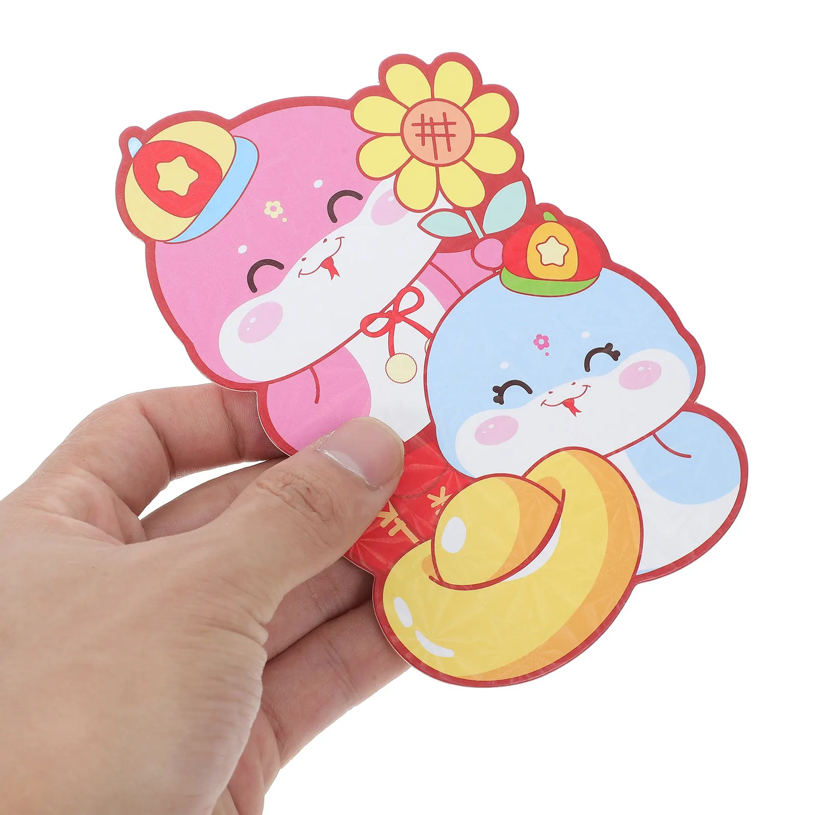 30Pcs Snake Year Red Envelopes 3D Cartoon Lucky Money Packets for Chinese New Year Kids Festive Gifts Large