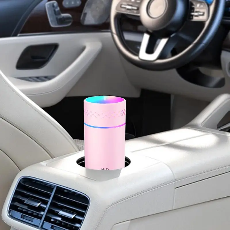 

Humidifier For Car Mini Desk Humidifiers Plant Humidifier With Colorful Light Mini USB Humidifier With 35mL Water Tank For Car