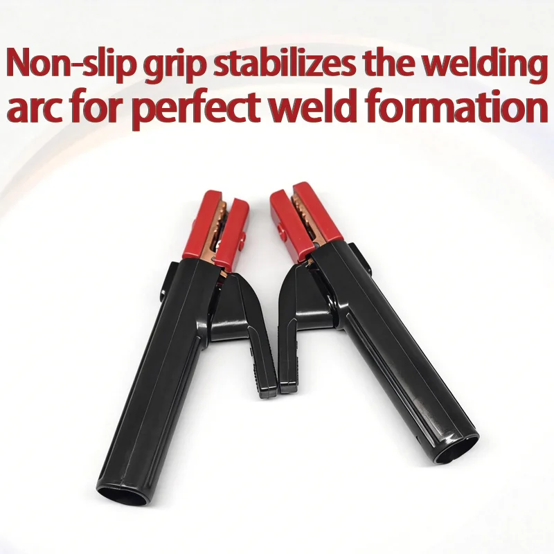 300A Welding Pliers, Pure Copper Welding Torch Holder: Durable & Non-Scalding, Compact Size for Fatigue-Free Operation