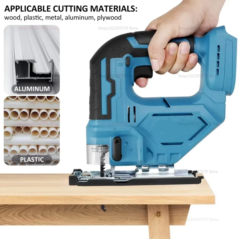 منشار كهربائي برشي لاسلكي 18 فولت ليثيوم متعدد الوظائف أداة كهربائية لقطع الخشب والنجارة مناشير منحنية ومستقيمة