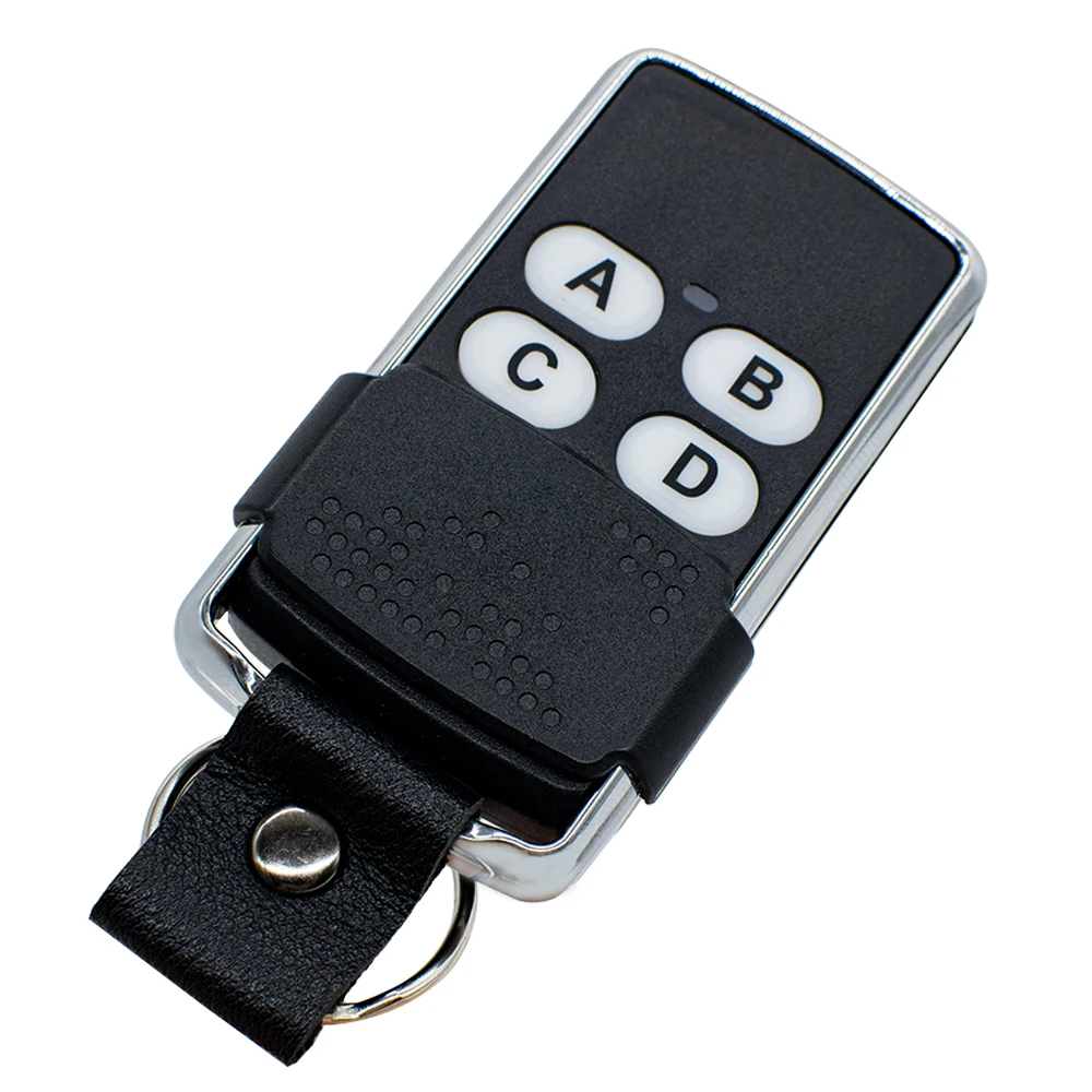 Universal 433MHz Garage Door Remote Control Duplicator Fixed Code Gate Keychain Transmitter Clone 433.92MHz with Battery