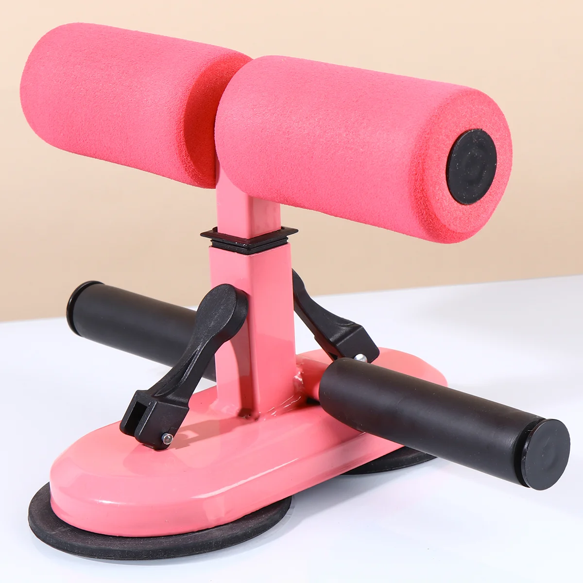 Professionale 22 cm di larghezza Doppi tazze Allenatore addominale Altezza regolabile Attrezzatura per il fitness Palestra domestica Muscolo non delle gambe