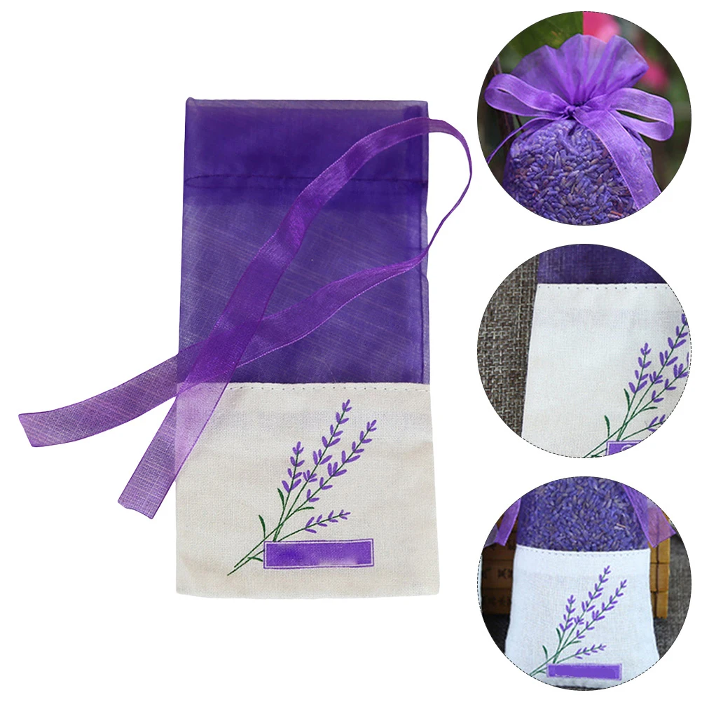 

15pcs Sachet Bags Empty Lavender Closet Freshener Portable Fragrance Packets Cotton Breathable Small Storage Spices Grass