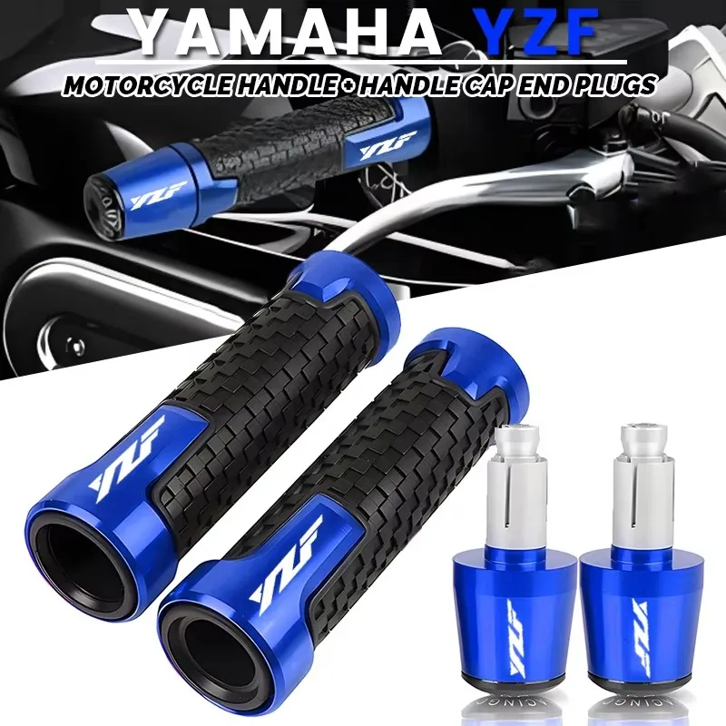Motorcycle Handlebar Grips Handle Bar Cap End Plugs Throttle booster For Yamaha YZF R1 YZF R6 YZF R125 YZFR15 YZF R3 YZF R25