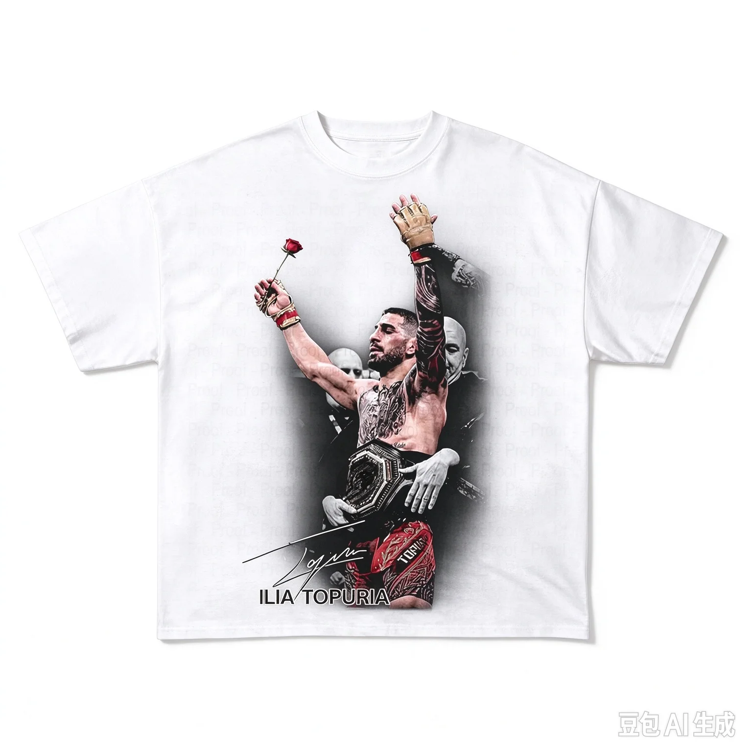 2026 IIlia Topuria T-shirt Professional Fighter Spanish Georgia El Matador 2026 Summer New Men Women Fashion Sport Top
