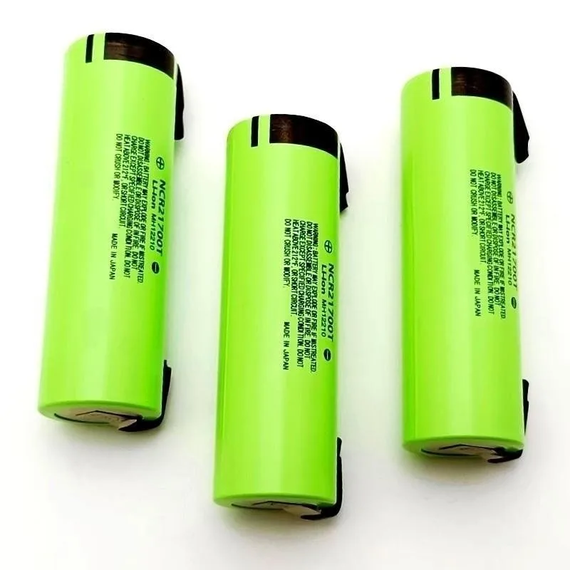 3.7V 21700T 4800mAh li-lon battery 21700 15A 5C Rate Discharge ternary Electric Car lithium batteries DIY Nickel sheets